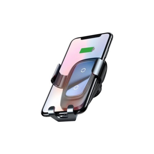 Універсальний автотримач Baseus Metal Gravity with technology Qi 10W (WXYL-B0A)