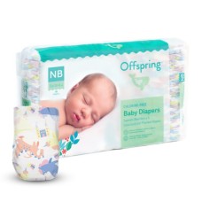Підгузки Offspring FairyTale, розмір NB, до 4 кг 56 шт (DP-OI-FAT-NB56P-FRT) Підгузки Offspring FairyTale, розмір NB, до 4 кг 56 шт (DP-OI-FAT-NB56P-FRT)