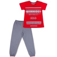 Піжама дитяча Matilda "FREEDOM" (7742-140B-red)
