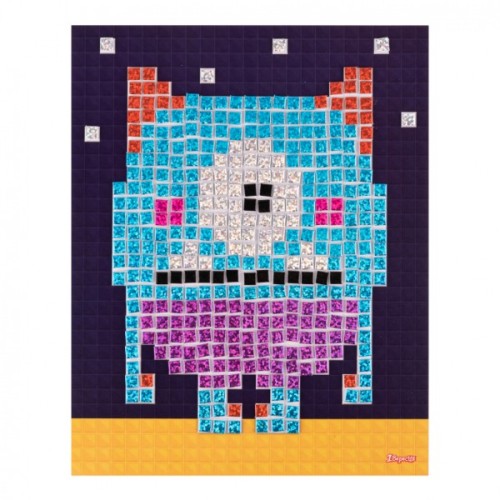 Набір для творчості 1 вересня Піксельний Монстрик Аплікація стікерами з фоамірану ЕВА (954582)