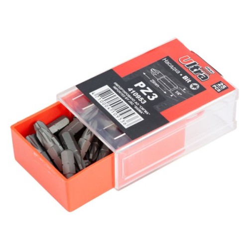 Набір біт Ultra PZ3x25мм 1/4" 25шт S2 (4010602)