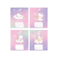 Зошит Kite Hello Kitty, 12 аркушів, коса лінія (HK26-235-1)