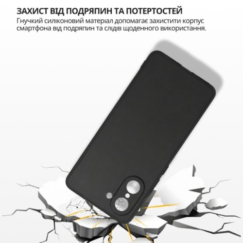 Чохол до мобільного телефона BeCover Silicone OnePlus Nord CE 5 5G Black (715696)