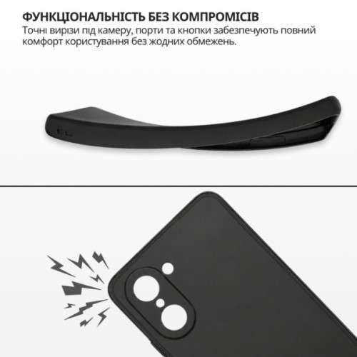 Чохол до мобільного телефона BeCover Silicone OnePlus Nord CE 5 5G Black (715696)