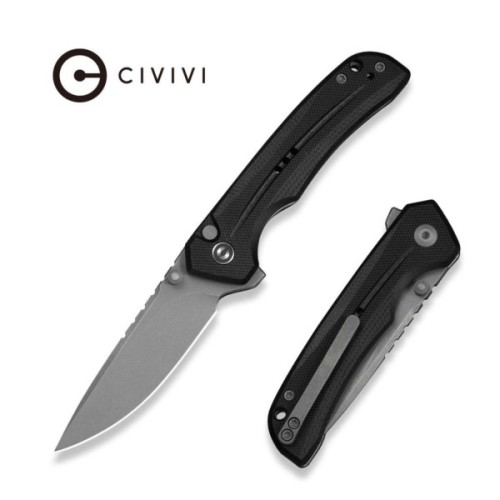 Ніж Civivi Tarask, Black G10, Stonewash (C25023C-1)