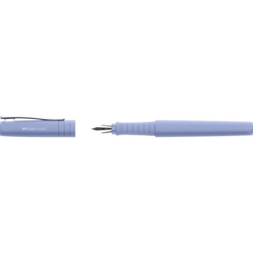 Ручка пір'яна Faber-Castell POLY Fountain Pen Pale Iris, колір корпусу фіолетовий, перо М (0,7 мм) (32955)
