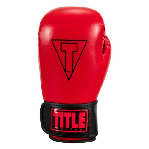 Боксерські рукавички Title Boxing Vegan Gloves Red/Black 14 oz (VGFBG 14 oz RD/BK)