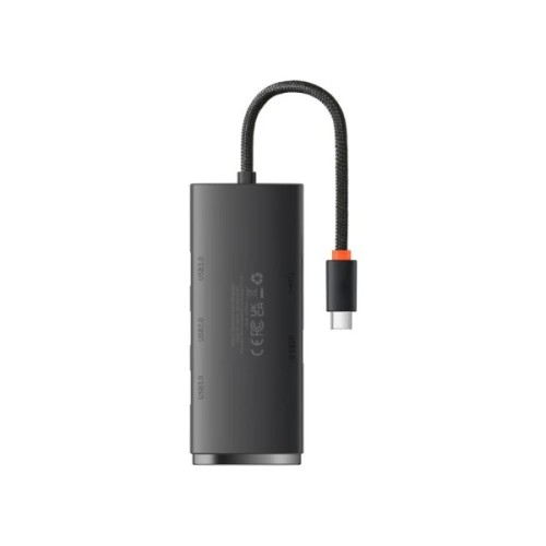 Концентратор Baseus USB-C to 4xUSB 3.0 0.25m black (WKQX030301)