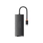 Концентратор Baseus USB-C to 4xUSB 3.0 0.25m black (WKQX030301)