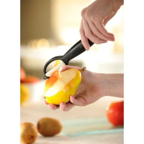 Овочечистка Gefu Ceramo з вертикальним керамічним лезом (12770)