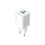 Зарядний пристрій ColorWay GaN Mini 35W PD Port PPS USB (Type-C PD + USB QC4.0) white (CW-CHS055PD-WT)