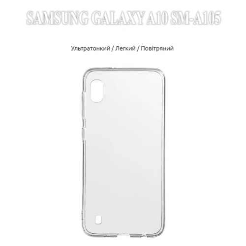 Чохол до мобільного телефона BeCover Samsung Galaxy A10 SM-A105 Transparancy (704773)