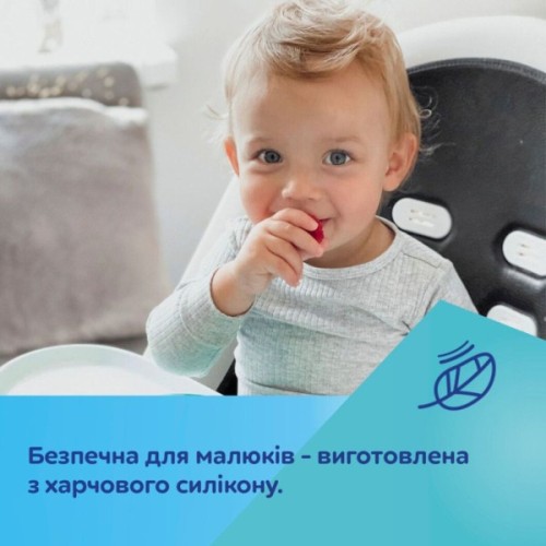 Тарілка дитяча Canpol babies DOTS силіконова на присосці з секціями, рожева (51/403_pin)