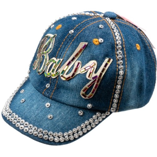 Кепка дитяча Kitti джинсова (Y9150-9-48G-blue)