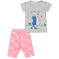 Піжама дитяча Matilda з котиками (12311-3-116G-pink)