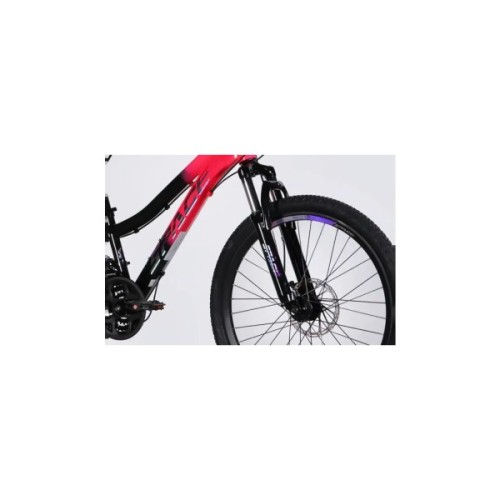 Велосипед Space 24" LYRA DD FR рама-11" AL 2026 рожево-чорний (OPS-SP-24-079)