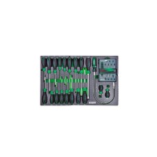 Набір викруток Toptul 28шт. у ложементі тип D (GED0286)