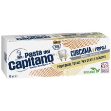 Зубна паста Pasta del Capitano Curcuma e Propoli Куркума і прополіс 75 мл (8002140032110)