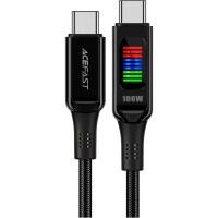 Дата кабель USB-C to USB-C 1.2m 100W with display C7-03 Acefast (6974316282778)
