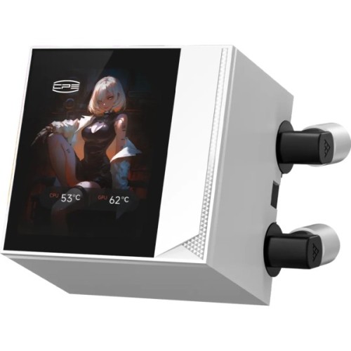 Система рідинного охолодження PcCooler DC360 Pro ARGB Display WH