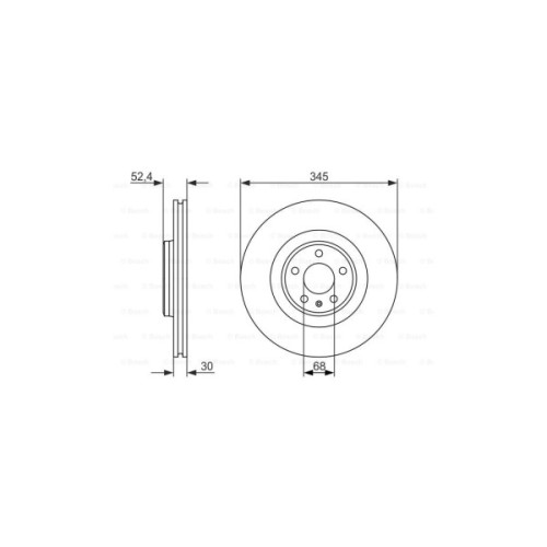 Гальмівний диск Bosch 0 986 479 747