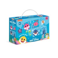 Пазл DoDo Дуо Baby Shark. З'єднай кольори (200586)