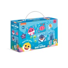 Пазл DoDo Дуо Baby Shark. З'єднай кольори (200586)