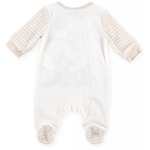 Чоловічок дитячий Luvena Fortuna велюровий з левом бежевий (EAD2526.3-6)