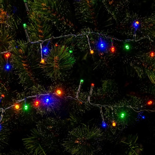 Гірлянда Chomik 200 LED 10 м, мультиколор, ефект блиску, IP44, від мережі (5900779879492)
