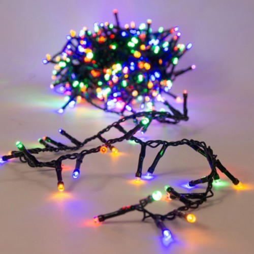 Гірлянда Chomik 200 LED 10 м, мультиколор, ефект блиску, IP44, від мережі (5900779879492)