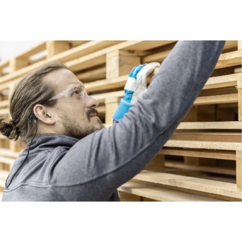 Захисні окуляри Hoegert SAUER HT5K012 прозорі лінзи синя оправа (HT5K012)