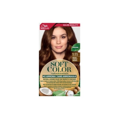 Фарба для волосся Wella Soft Color Безаміачна 535 - Коричнева арабіка (3616302076819)