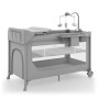 Дитячий манеж Kinderkraft с пеленатором Leody Up Grey (5902533930135)