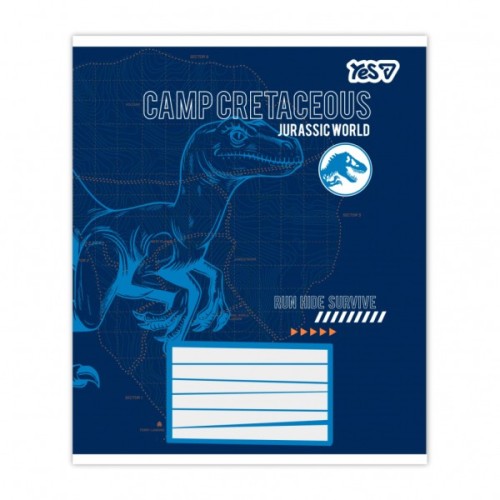 Зошит Yes Jurassic World.Camp cretaceous А5 18 аркушів лінія (768815)