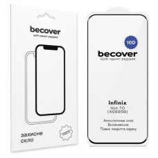Скло захисне BeCover 10D Infinix Hot 70 (X6895B) Black (716097)