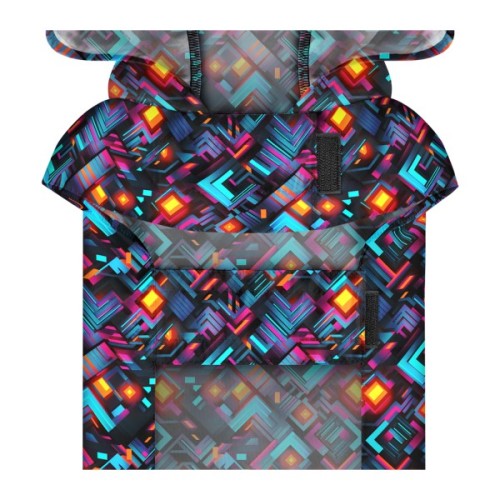 Дощовик для тварин WAUDOG Clothes Накидка з капюшоном Нескінченні світи XL (359-4058)