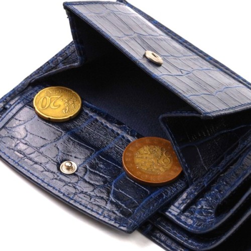 Гаманець Canpellini З натуральної шкіри Синій (21861)