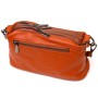Сумка Vintage На три відділення з натуральної шкіри Руда (22138)