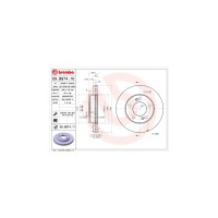 Гальмівний диск Brembo 09.B974.11