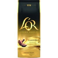 Кава L'OR Crema Absolute Classic в зернах 1 кг (8711000400791)