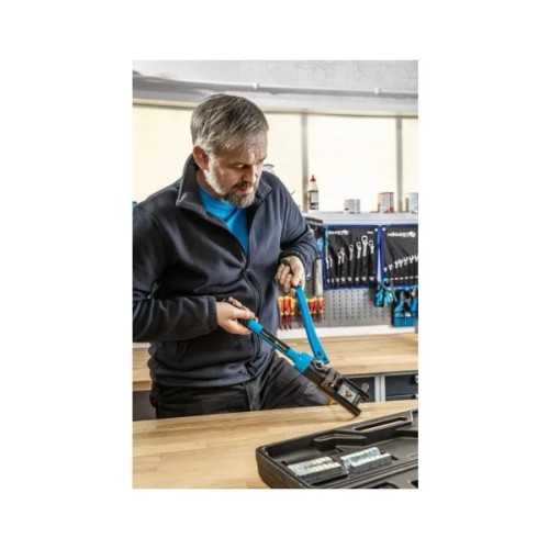 Кофта робоча Hoegert PASADER HT5K383-M 100% поліестер темно-синя, M (50) (HT5K383-M)