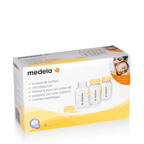 Набір для годування новонароджених Medela пляшечок для збору і зберігання грудного молока 3 шт х 150 мл (800.0796)