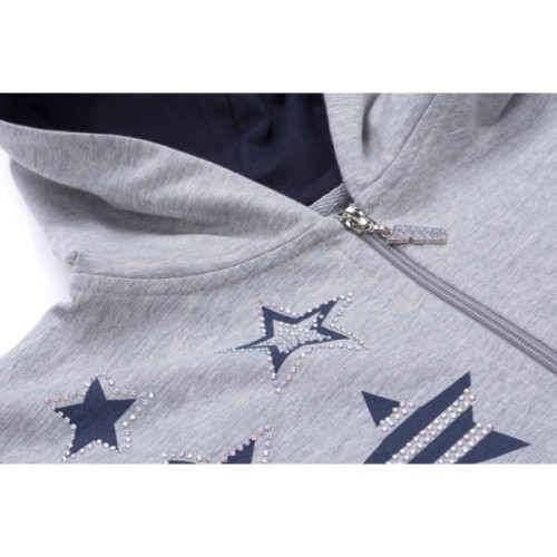 Спортивний костюм дитячий Breeze із зірками (9712-152G-gray)