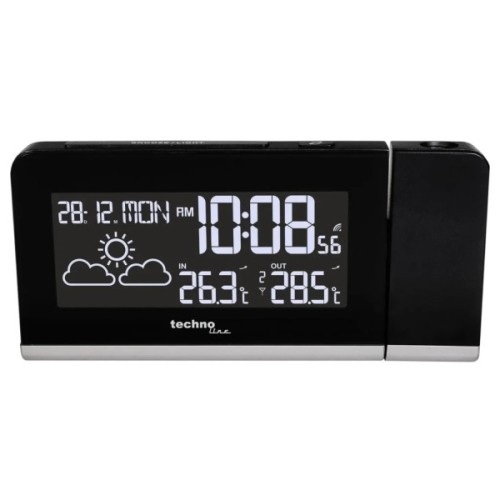 Настільний годинник Technoline WT539 проекційний Black (DAS301813)