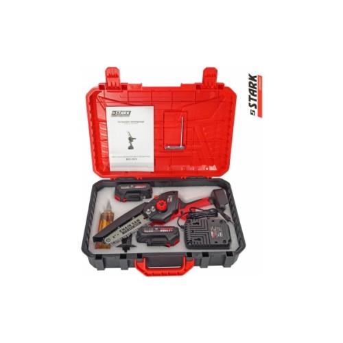 Ланцюгова пила Stark BCS-2115, 21V, 2х2Ah, 150мм (310900001)