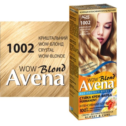Фарба для волосся Acme Color Avena Blond Color Стійка 1002 - Кришталевий wow-блонд (4823115502520)