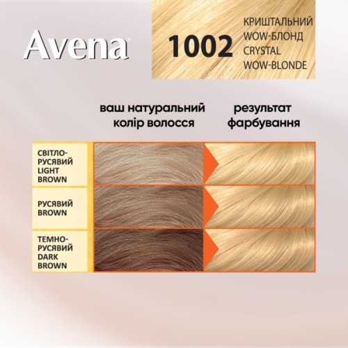 Фарба для волосся Acme Color Avena Blond Color Стійка 1002 - Кришталевий wow-блонд (4823115502520)