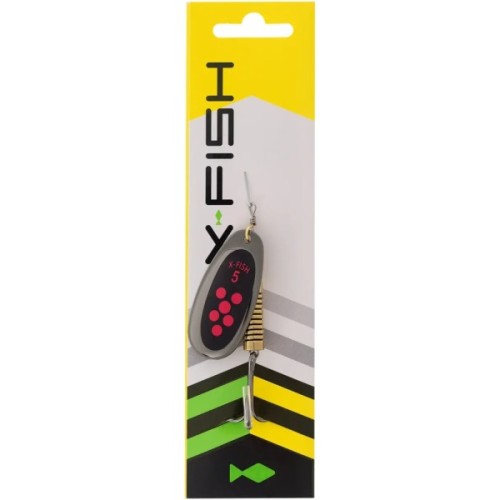Блешня X-Fish Dark Side 14g 5 Nikel black orange (1917.07.31)