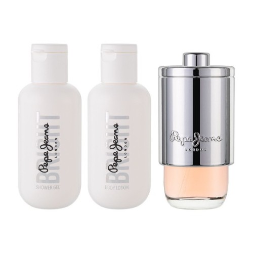 Набір косметики Pepe Jeans Bright парфумована вода 30 мл + лосьйон для тіла 60 мл + гель для душу 60 мл (8436581949254)