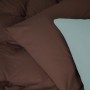 Постільна білизна MirSon 006-003 Menthol/Brown Фланель 2 x 160 x 220 Сімейний Євро (2200009661402)